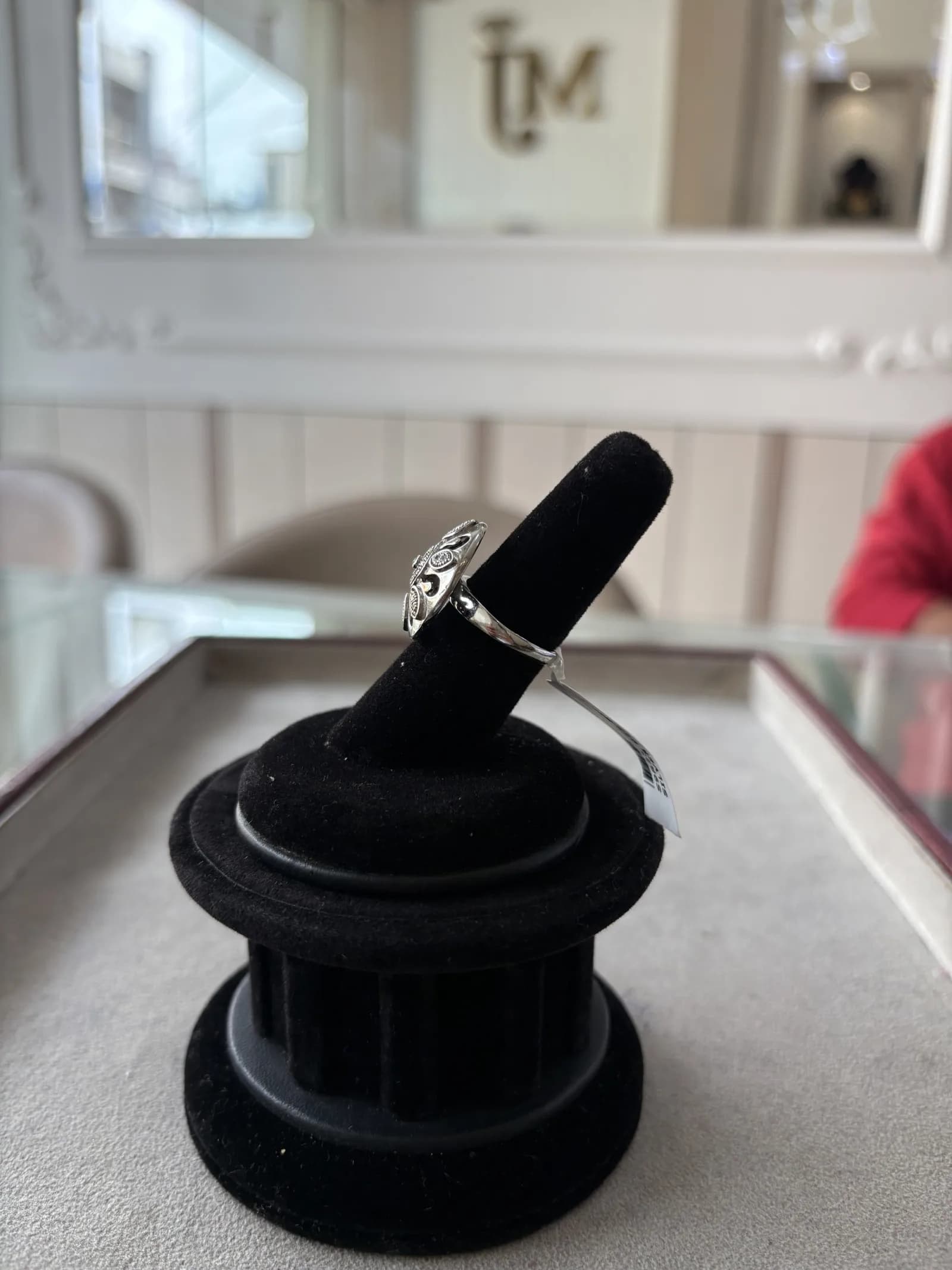 Chakra Oxidised Ring in oxidised 925 sterling silver, photo 3