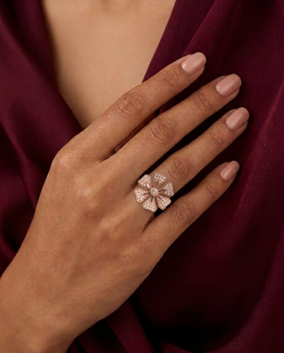 Petal Five Flower Ring