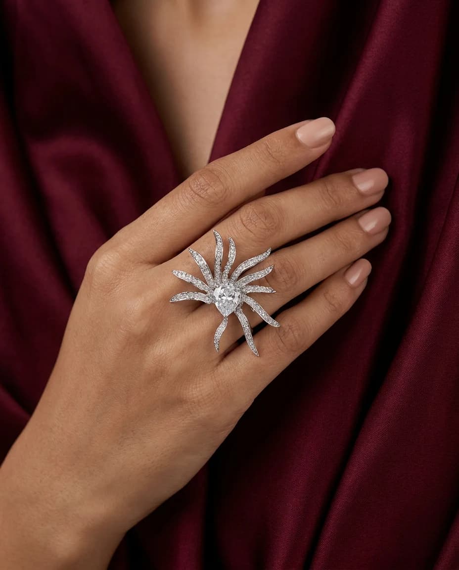 Starburst Cocktail Ring