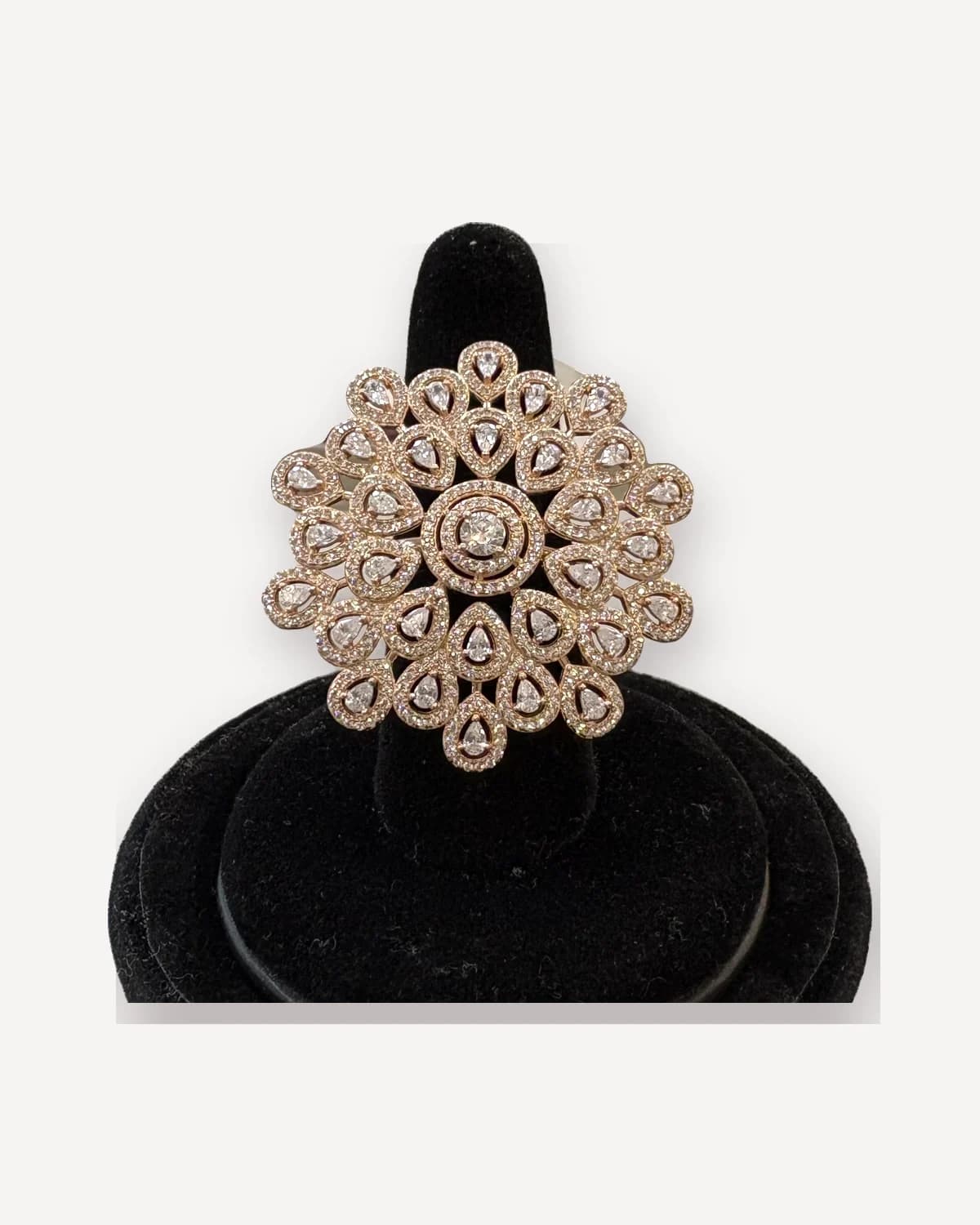 Rosa Medallion Cocktail Ring
