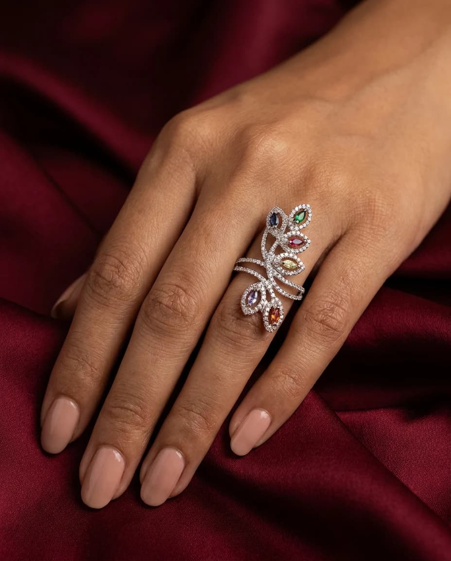 Rangoli Vine Ring