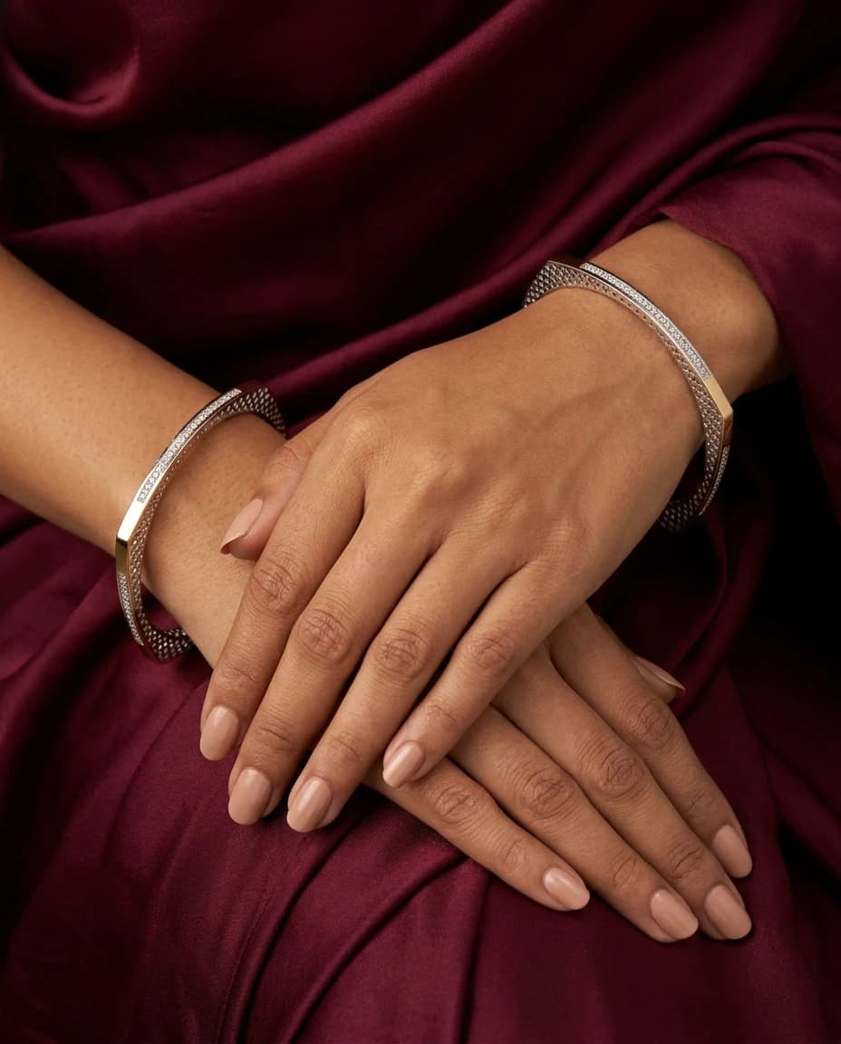 Octagon Jaali Bangle