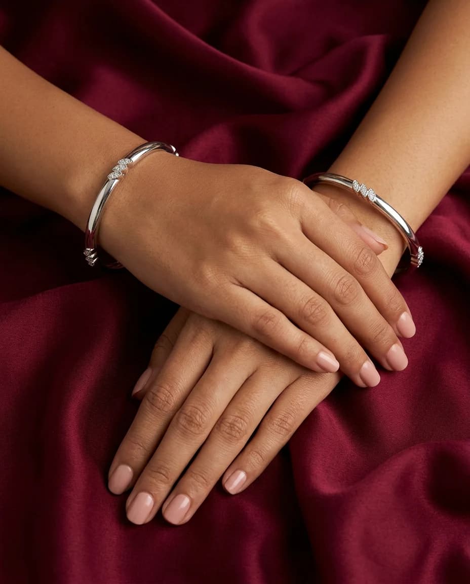 Polished Knot Bangle