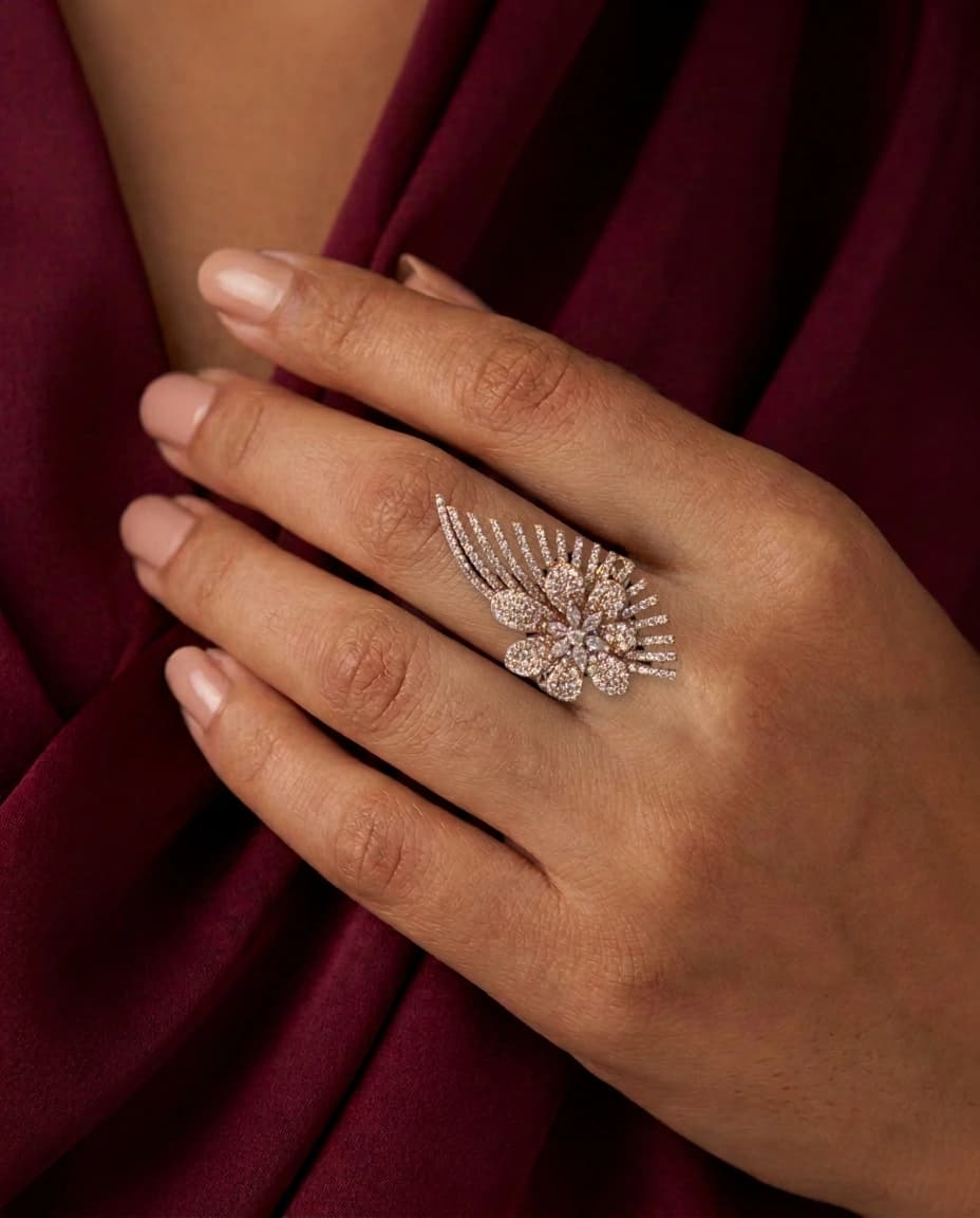 Leaf Spray Ring