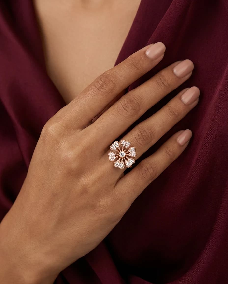 Petal Five Flower Ring