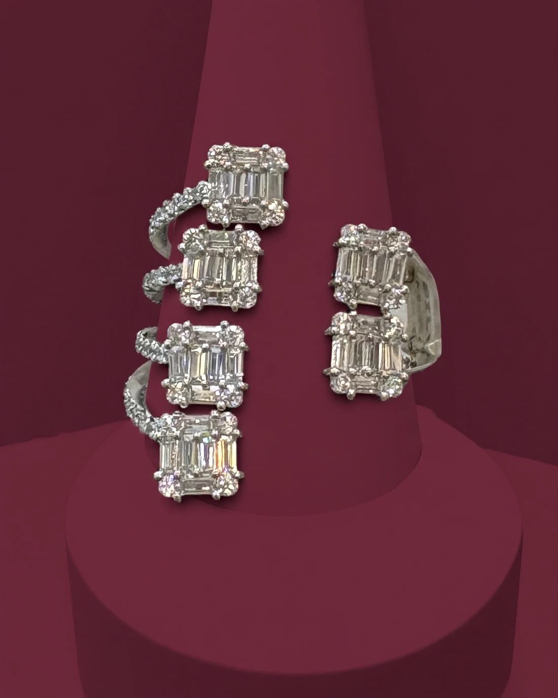 Open Baguette Ring
