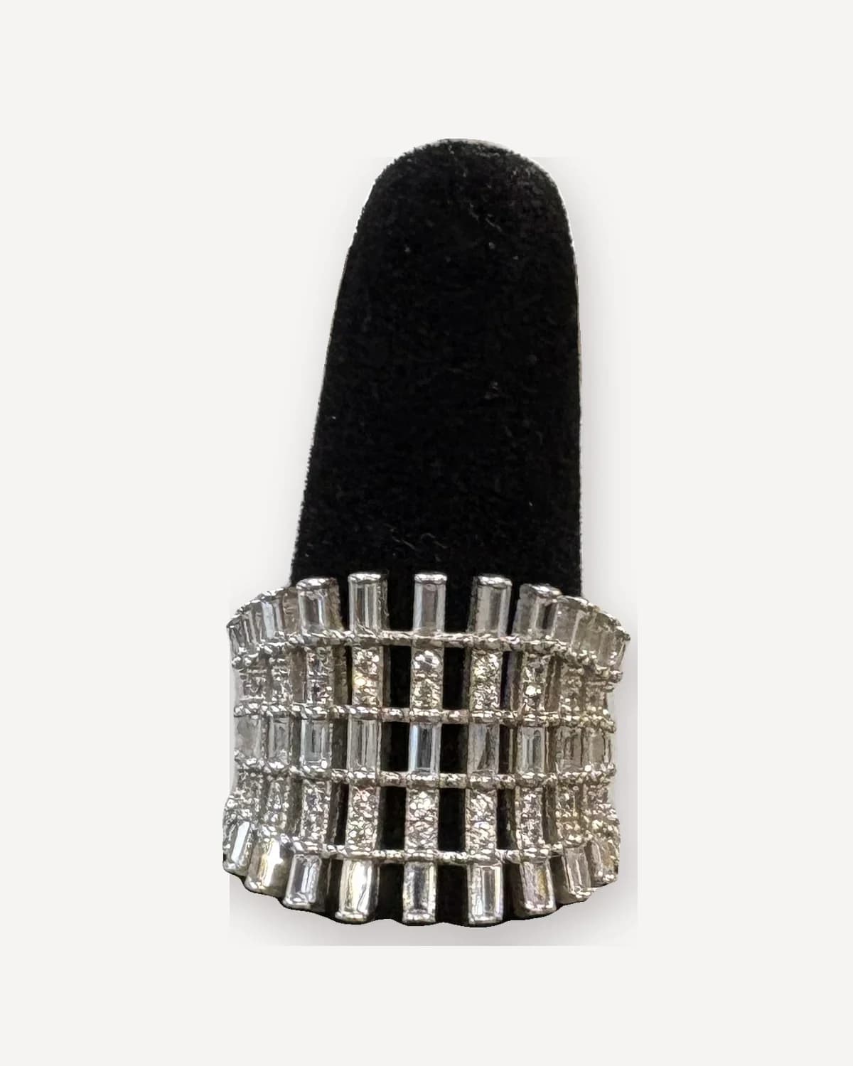 Baguette Wide Band Ring